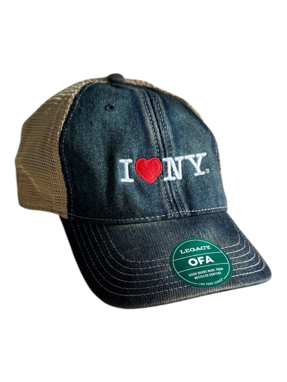 Legacy  I ❤️ NY Trucker Hat in Denim